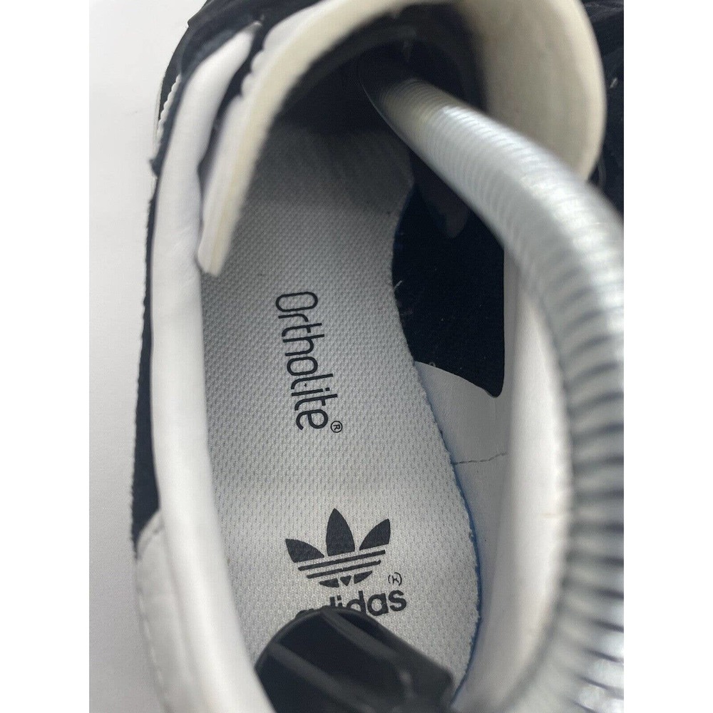 Boys' Girls' Big Kids Youth Adidas Gazelle J Shoes Size 4.5 Suede Black - Picture 5 of 8